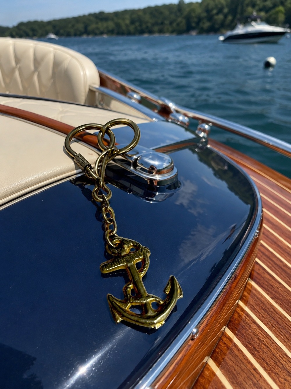Vintage Anchor Keychain Boating Lake Life Nautical Boats Ships Marine Maritime